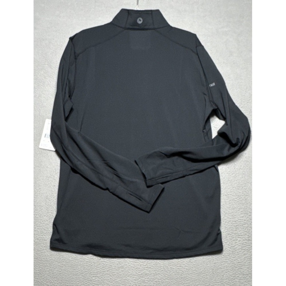 Marmot Harrier 1/2 Zip Pullover Mens XL Black Dr. Pepper Long Sleeve Hiking NEW - Picture 9 of 15